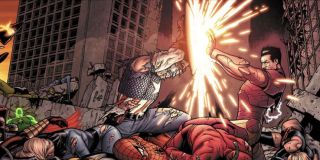 Wojna Domowa - inspiracja dla filmowej "Wojny bohaterów"; stosunek do zmuszającej herosów do ujawnienia swojej tożsamości Ustawy o rejestracji doprowadził do podziału Avengers na dwie frakcje, skupione wokół Iron Mana i Kapitana Ameryki