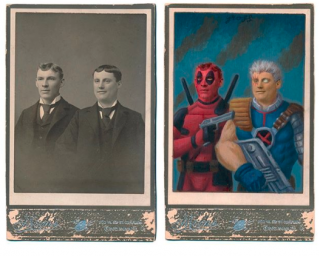 Stara fotografia i bohaterowie popkultury