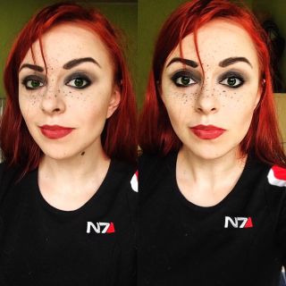 Star Nacho jako komandor Shepard