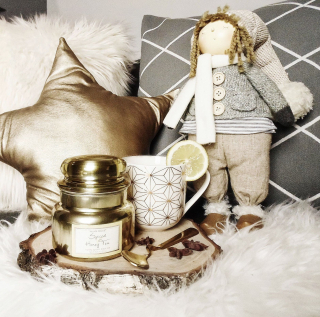 Village Candle duża świeca Metallic Collection