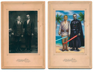 Stara fotografia i bohaterowie popkultury