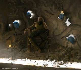 Iron Man 3 - szkic koncepcyjny