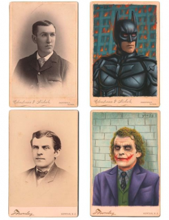 Stara fotografia i bohaterowie popkultury