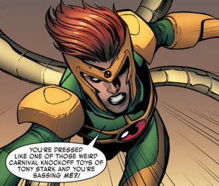 Postać Olivii Octavius wzorowano na komiksowej Lady Octopus