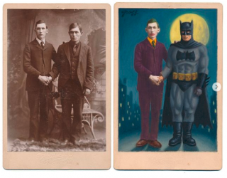 Stara fotografia i bohaterowie popkultury