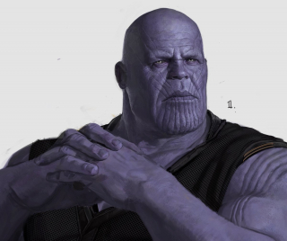 Thanos - grafika koncepcyjna do filmu "Avengers: Wojna bez granic"