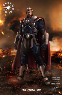 Elseworlds - szkic koncepcyjny Monitor