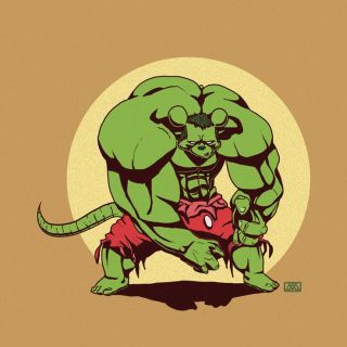 Hulk jako Myszka Miki