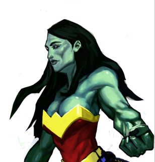 Hulk jako Wonder Woman