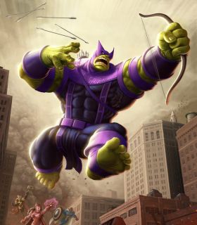Hulk jako Hawkeye