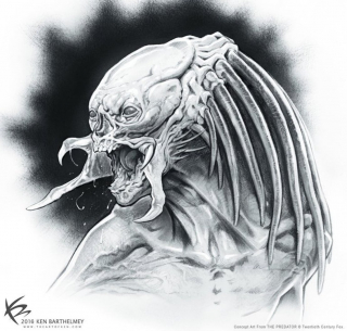 Predator – szkic koncepcyjny Ultimate Predator
