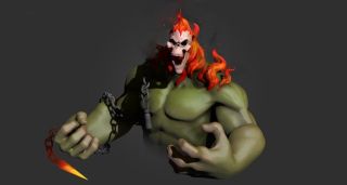 Hulk jako Ghost Rider