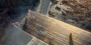 W jaki sposób Thor w "Wojnie bez granic" przyzwał Bitfrost, który uległ zniszczeniu w filmie "Thor: Ragnarok"? - odpowiedź może zostać pominięta