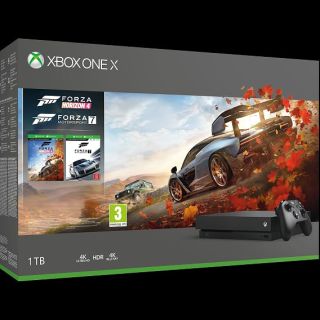 Konsola Xbox One X z dyskiem twardym 1TB i grami Forza Horizon 4 i Forza Motorsport 7 – 1699 zł
