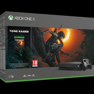 Konsola Xbox One X z dyskiem twardym 1TB i grą Shadow of the Tomb Raider – 1699 zł