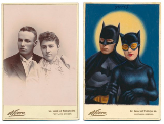 Stara fotografia i bohaterowie popkultury