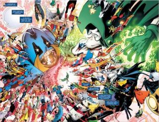 Monitor wspomina, że "nadchodzi ktoś jeszcze potężniejszy" - to nawiązanie do Anti-Monitora, wszechpotężnego złoczyńcy znanego m.in. z Kryzysu na nieskończonych Ziemiach; co ciekawe, w komiksach doprowadził on do śmierci zarówno Flasha, jak i Supergirl