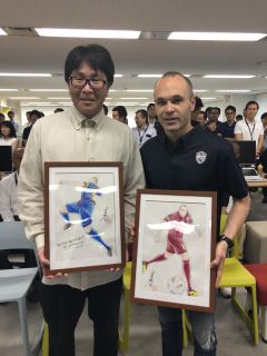 Andres Iniesta i Yōichi Takahashi, twórca Kapitana Tsubasy