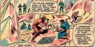 Lois mówiąc o pobycie na Argo wspomina o górach Jewel - znamy je już z komiksów, a nawiązanie do nich pojawiło się również w serialu Krypton