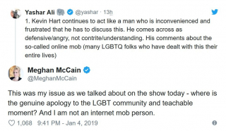 Krytyka Ellen DeGeneres na Twitterze