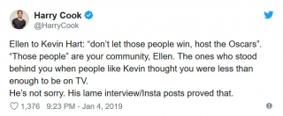 Krytyka Ellen DeGeneres na Twitterze