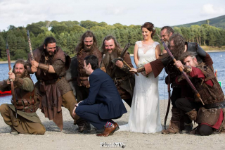 Wikingowie - zdjęcia z planu