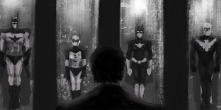 Batman - 20 lat później - szkice koncepcyjne