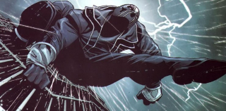 15. Czarna Tarantula - jego przeszłość nie jest do końca znana; wiemy jednak, że tytuł "Czarnej Tarantuli" przechodzi z pokolenia na pokolenie; silniejszy i szybszy od Pajączka, posiada gen samoleczenia działający lepiej niż ten Wolverine'a, z oczu strzela zaś laserowymi promieniami