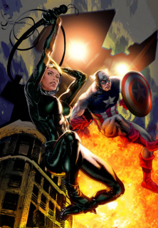 Kobieta-Kot vs. Kapitan Ameryka