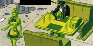 Restauracja wraz z kelnerką