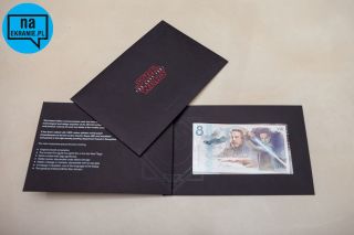 Unikalny banknot stworzony z okazji premiery filmu Last Jedi (istnieje na Świecie tylko 1170 sztuk)