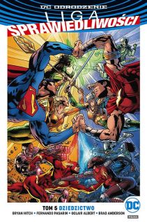 Liga Sprawiedliwości – Dziedzictwo, tom 5 – okładka