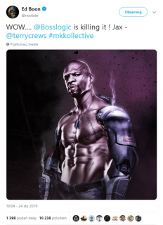 Terry Crews jako Jax z Mortal Kombat