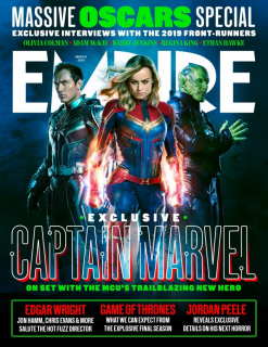 Kapitan Marvel - okładka magazynu Empire
