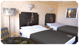 Kingdom Hearts - pokój hotelowy