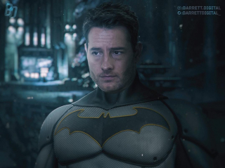 Justin Hartley jako Batman - fanart