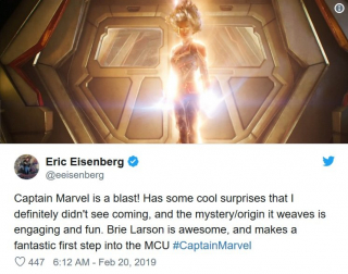 Kapitan Marvel - pierwsze opinie