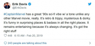 Kapitan Marvel - pierwsze opinie