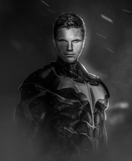 Robbie Amell jako Batman - fanart