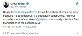 Kapitan Marvel - pierwsze opinie