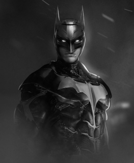 Robbie Amell jako Batman - fanart