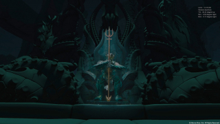 Aquaman - przed i po nałożeniu efektów