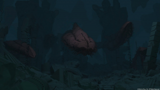 Aquaman - przed i po nałożeniu efektów