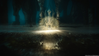 Aquaman - przed i po nałożeniu efektów