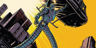 Stilt-Man - w pracowni Pottera znajdują się też długie kończyny zbroi Stilt-Mana; w komiksach był nim Wilbur Day, który z czasem zamienił się w złoczyńcę walczącego z Daredevilem