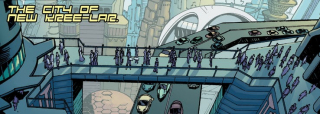 Za stolicę Kree uważa się planetę Hala; całkiem niedawno w komiksach Gamora uwolniła moc Black Vortexu, co doprowadziło do pęknięcia planety na pół i śmierci milionów istot