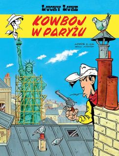 Lucky Luke. Kowboj w Paryżu, tom 82 – okładka
