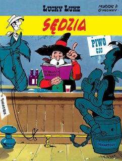 Lucky Luke. Sędzia, tom 13 – okładka