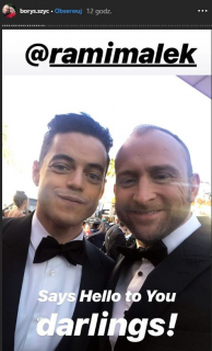 Borys Szyc i Rami Malek