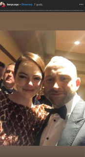 Borys Szyc i Emma Stone